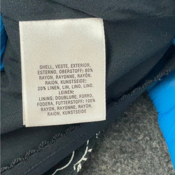 Anthropologie Silver Pleated A-Line Skirt Cocktail - Picture 4 of 4